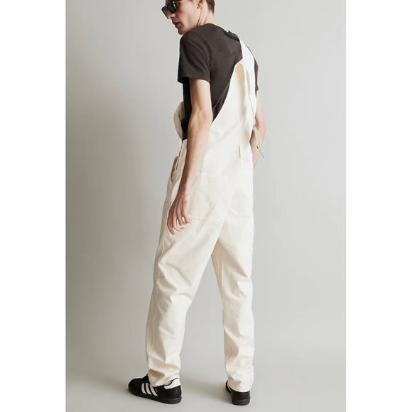 NWT Madewell Mens Garment Dyed Canvas Overalls Medium - Picture 2 of 16